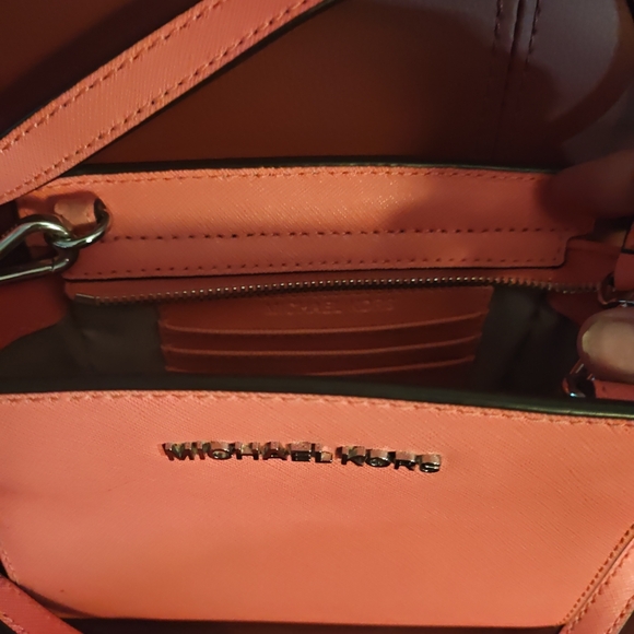 Michael Kors Pink Satchel with Silver-Tone Hardware - Picture 5 of 5